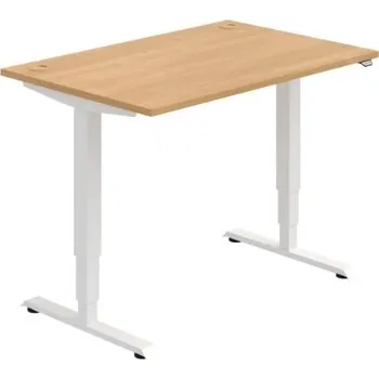 Psací stůl Hobis Výškově stavitelný stůl Motion RUN MSR 3 1200 se základním ovladačem Dub