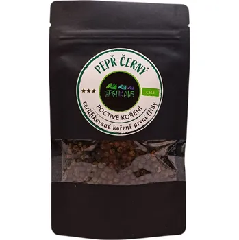 Koření Koření pepř černý celý - The Pelikans 60g