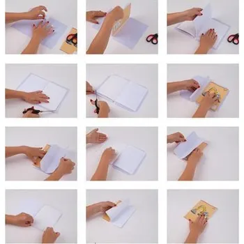 Obálka Samolepicí obal na sešity, transparentní, A5, 10 ks, COOL BY VICTORIA