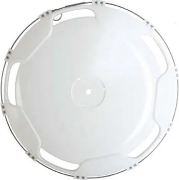 Poklice na kolo Kryt kola autobus plastový bílý, rozměr 22,5", zadní