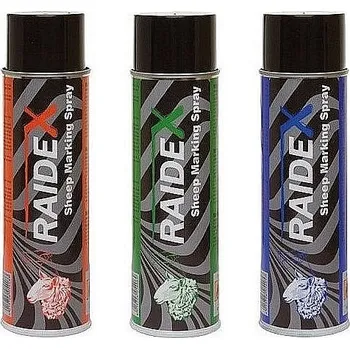 Chov hospodářského zvířete Značkovací barva pro ovce Raidex 500 ml modrá
