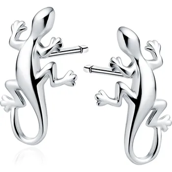 Náušnice Stříbrné náušnice ještěrky