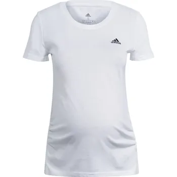 Dámské tričko Dámské tričko s krátkým rukávem adidas MATERNITY T W bílé GV6579 - XS | UK 12,5 | US 13