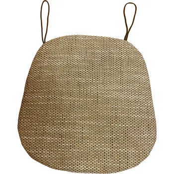Podsedák TiaHome Podsedák na židli Deluxe hnědý 40x40cm