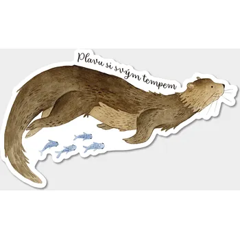 Samolepící dekorace ePiPí Samolepka - Vydra