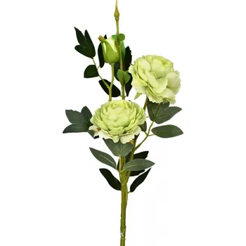 umělá květina Růže zelená 66 cm (137191 001 K04144 růže zelená)