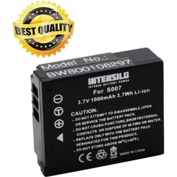TopTechnology Baterie 1000mAh do fotoaparatu Panasonic CGA-S007, CGA-S007E, CGR-S007, CGR-S007E, DMW-BCD10