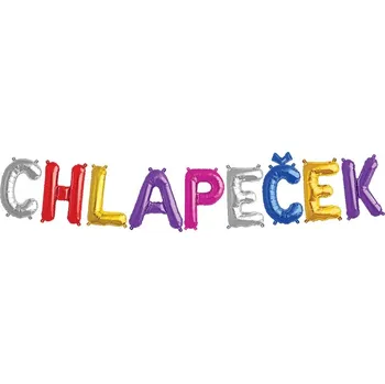 Party dekorace Albi Nafukovací nápis - Chlapeček