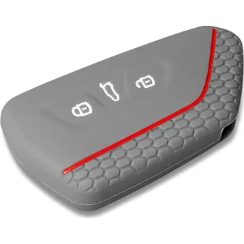 Escape6 ochranné silikonové pouzdro na klíč pro Škoda Octavia 4, VW Golf 8 barva tmavě šedá