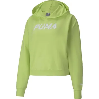 Dámská mikina Dámská funkční mikina přes hlavu Puma MODERN SPORTS HOODIE W zelená 583540-34 - S | UK 10,5 | US 11,5