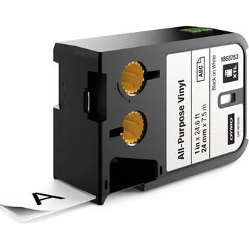 Pásek do tiskárny Páska "XTL" bílá-černá, vinyl, 24 mm x 7,5 m, DYMO