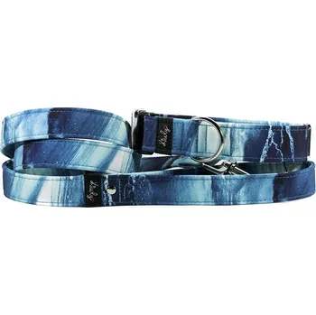 Obojek pro psa Obojek HAPPYZOO BY KIWLY softshell Moře 2x22-32cm