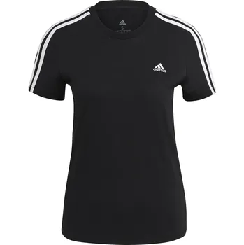 Dámské tričko Dámské tričko s krátkým rukávem adidas 3S T W černé GL0784 - M