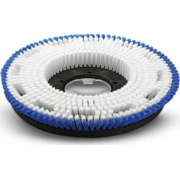 Podlahový mycí stroj Šamponovací kartáč, středně měkký, modrý / bílý, 330 mm