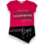 Harun Dívčí trička s krátkým rukávem YOUNG Barva: Fuchsiová, Velikost: 164