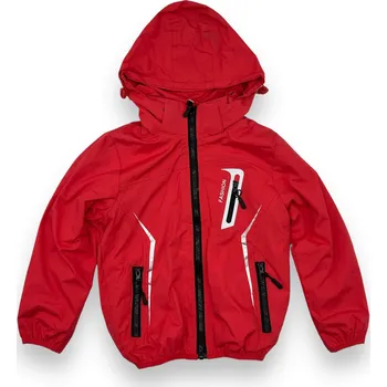 Chlapecká bunda Piccola Monellina Chlapecká softshellová jarní bunda červená Barva: Červená, Velikost: 104/110