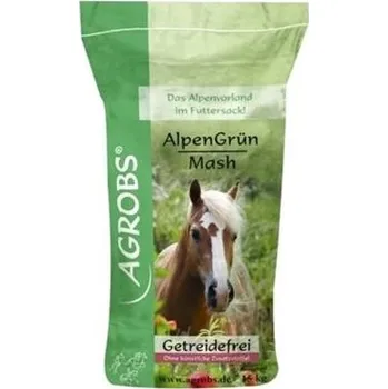 Krmivo pro koně AGROBS - Alpengrün Mash – Bezobilný Alpský mash 15 kg