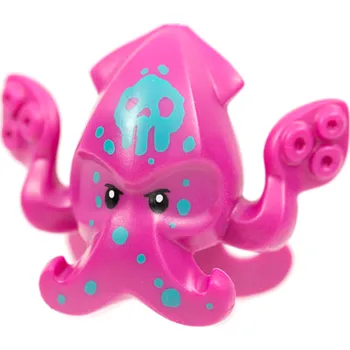 Dětské zboží 77185pb01 Magenta Head, Modified Squid with 4 Tentacles (Purpurová hlava, modifikovaná chobotnice se 4 chapadly)