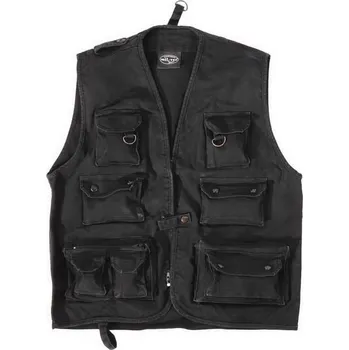 Pánská vesta Mil-Tec (Německo) - MLT Vesta pánská - Moleskin - Černá Velikost: S