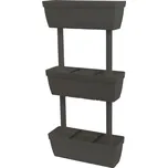 ARTPLAST Vertikální květináč LINEA LOLEGO VEG RESIN 50 cm antracit