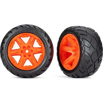 RC náhradní díl Traxxas kolo 2.8", disk RXT oranžový, pneu Anaconda (4WD přední/zadní, 2WD přední) (2) - TRA6775A