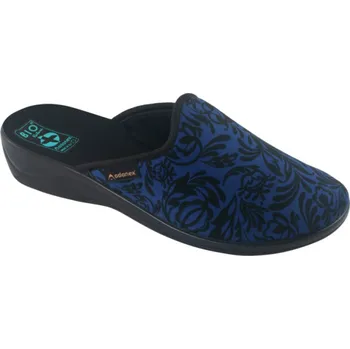 Dámské pantofle Dámské pantofle přezůvky ADANEX Silvia 26064 modré plná špička velikost: 41