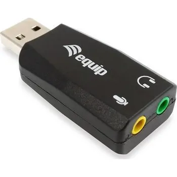 Datové redukce Audio adaptér "Life", 3,5mm jack-to-USB převodník, EQUIP 245320