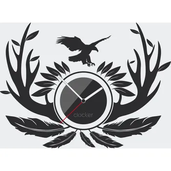 Samolepící dekorace Lepy.cz Nalepovací hodiny Wild Barva ciferníku: Černá