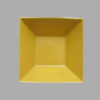 Suisse Langenthal | Miska hranatá, žlutá, 14,9x14,9 cm, Actual