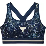 Dámská sportovní podprsenka s výztuží Under Armour PJT ROCK BRA PRINTED W modrá 1371365-408 - XS | UK 12 | US 13
