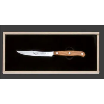 Kuchyňský nůž Exkluzivní edice Premium Cut - oliva, steakový nůž, délka ostří 12 cm, GIESSER