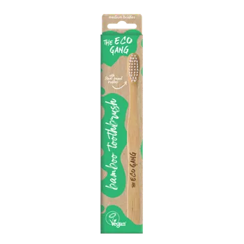 Zubní kartáček the ECO GANG Bambusový zubní kartáček- soft Barevný: Zelená