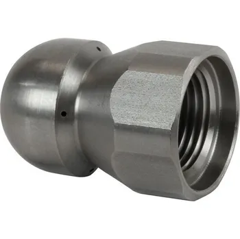 Příslušenství pro vysokotlaký čistič RM Suttner Vysokotlaká tryska na čistění potrubí 4+1, závit 3/8" vnitřní, vel. trysky 065 - 150, nerez Velikost trysky: 120