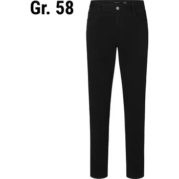 Pánské kalhoty G.Gastro KARLOWSKY | Men’s 5‑Pocket Work Trousers Classic‑Stretch – Black - Size 58 - Organic Cotton