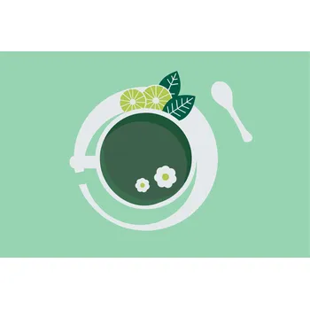 Malování podle čísel - Mátový čaj Velikost: 40x60cm, Rámování: Pouze srolované plátno