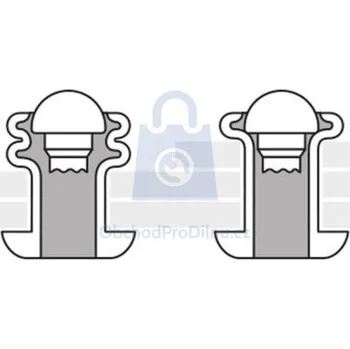 Nýt Nýt trhací multigrip, plochá hlava, ocel/ocel 4,8 x 12,7, balení 1 ks