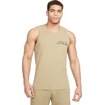 Pánské funkční tílko Nike M NK DF TANK 6/1 hnědé FD0136-276 - S | UK 11 | US 12