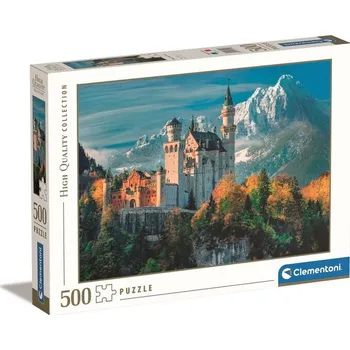 Puzzle Clementoni Hrad Neuschwanstein 500 dílků
