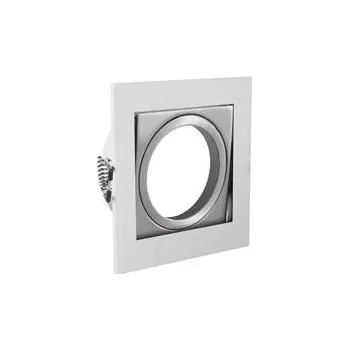 Svítidlo GTV VILA stropní bodové svítidlo, otočné, IP20, čtvercové, inox