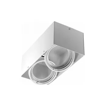 Svítidlo GTV Stropní svítidlo PIREO N pro montáž na omítku, dvojité, IP20, bílé/bílé