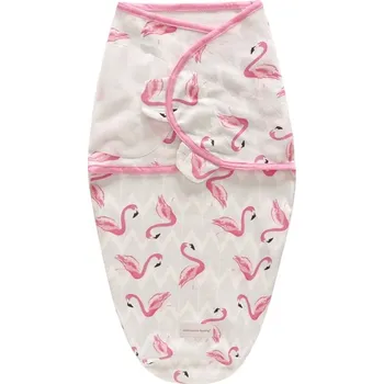 Zavinovačka Bavlněná zavinovačka pro miminka Miracle Baby Plameňáci