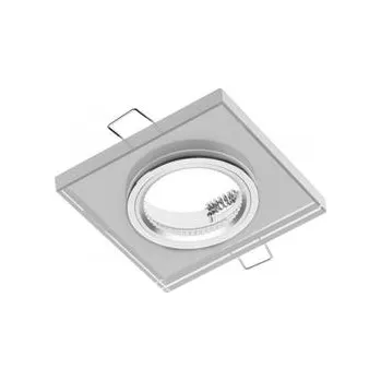 GTV Stropní bodové svítidlo PALACE II, IP20, čtverec, bílé