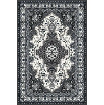 Koberec Kusový koberec vlněný Agnella Isfahan Almas šedý Rozměr: 100x180 cm