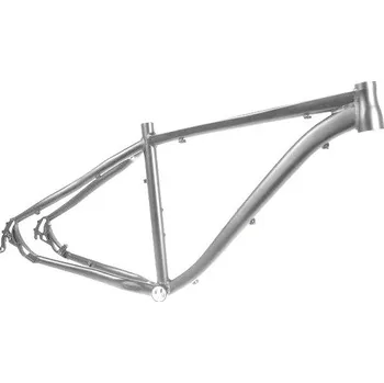 rám kola rám MTB hliníkový 29" 17" - 43cm surový stříbrný (rám MTB hliníkový 29" 17" - 43cm surový stříbrný)