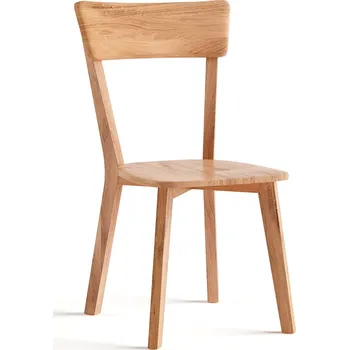 Jídelní židle Židle přírodní z dubového dřeva Leon