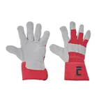 CERVA Eider rukavice kombinované červené