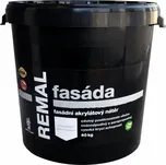 Bílý akrylátový fasádní nátěr REMAL FASÁDA - 7,5 kg - bílý