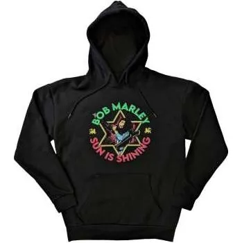 Pánská mikina Merch Bob Marley & The Wailers: Bob Marley Unisex Pullover Hoodie: Sun Is Shining (x-small) XS