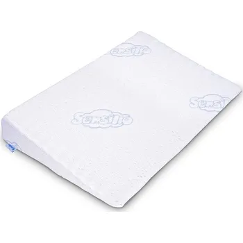Kojící polštář Kojenecký polštář Sensillo 59x37 cm klín bílý
