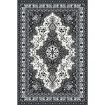 Kusový koberec vlněný Agnella Isfahan Almas šedý Rozměr: 240x340 cm